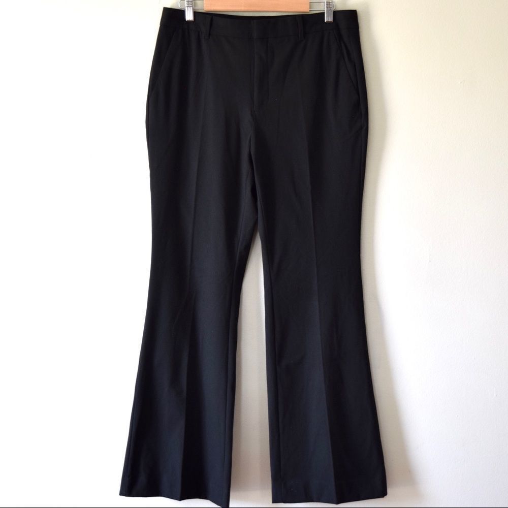 BANANA REPUBLIC Factory High-Rise Bootcut Pant, Black, Size 10 NWT Retail $80 - Picture 4 of 15